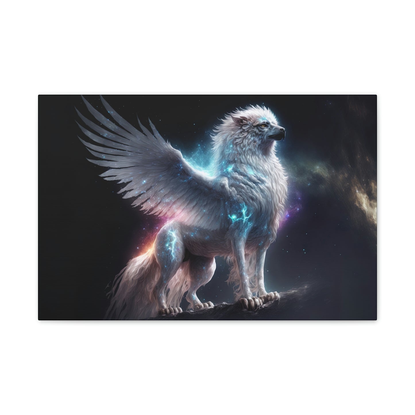 "Galactic Griffon" Canvas Stretched, 0.75" - Print