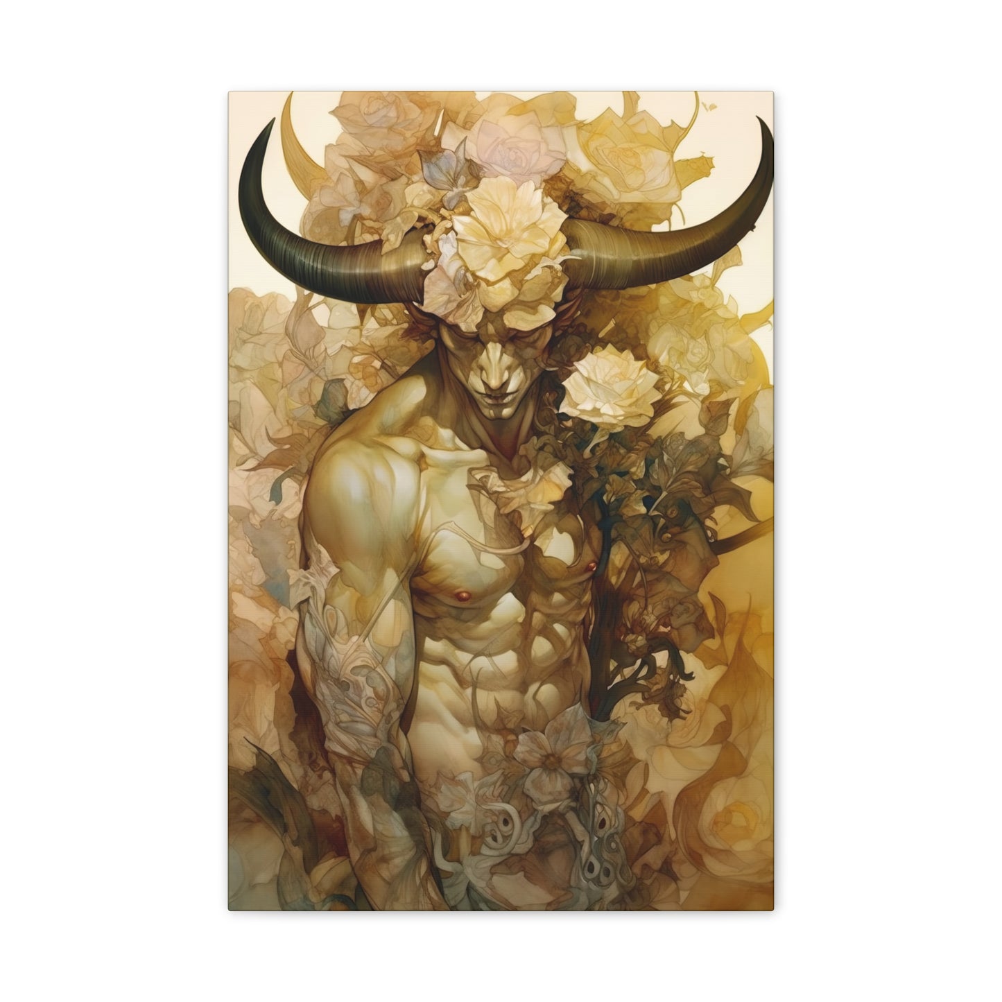 "Golden Guardian" Canvas Stretched, 0.75" - Print