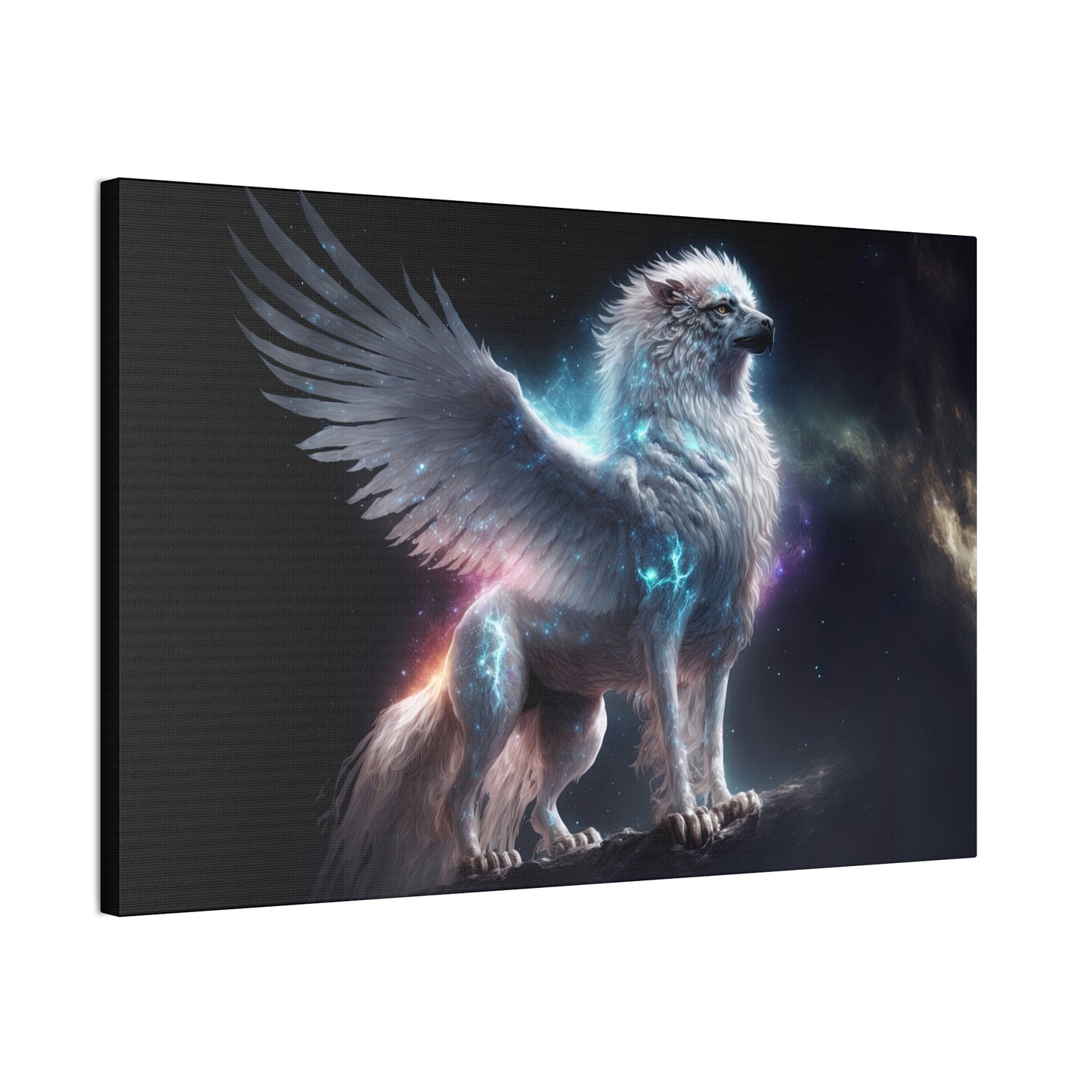 "Galactic Griffon" Canvas Stretched, 0.75" - Print