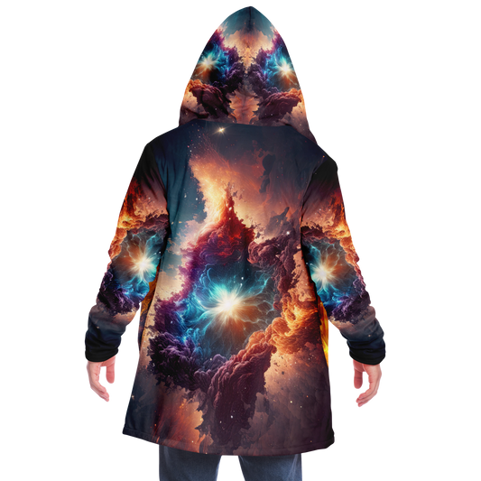 Galaxy Drift Microfleece Festival Cloak