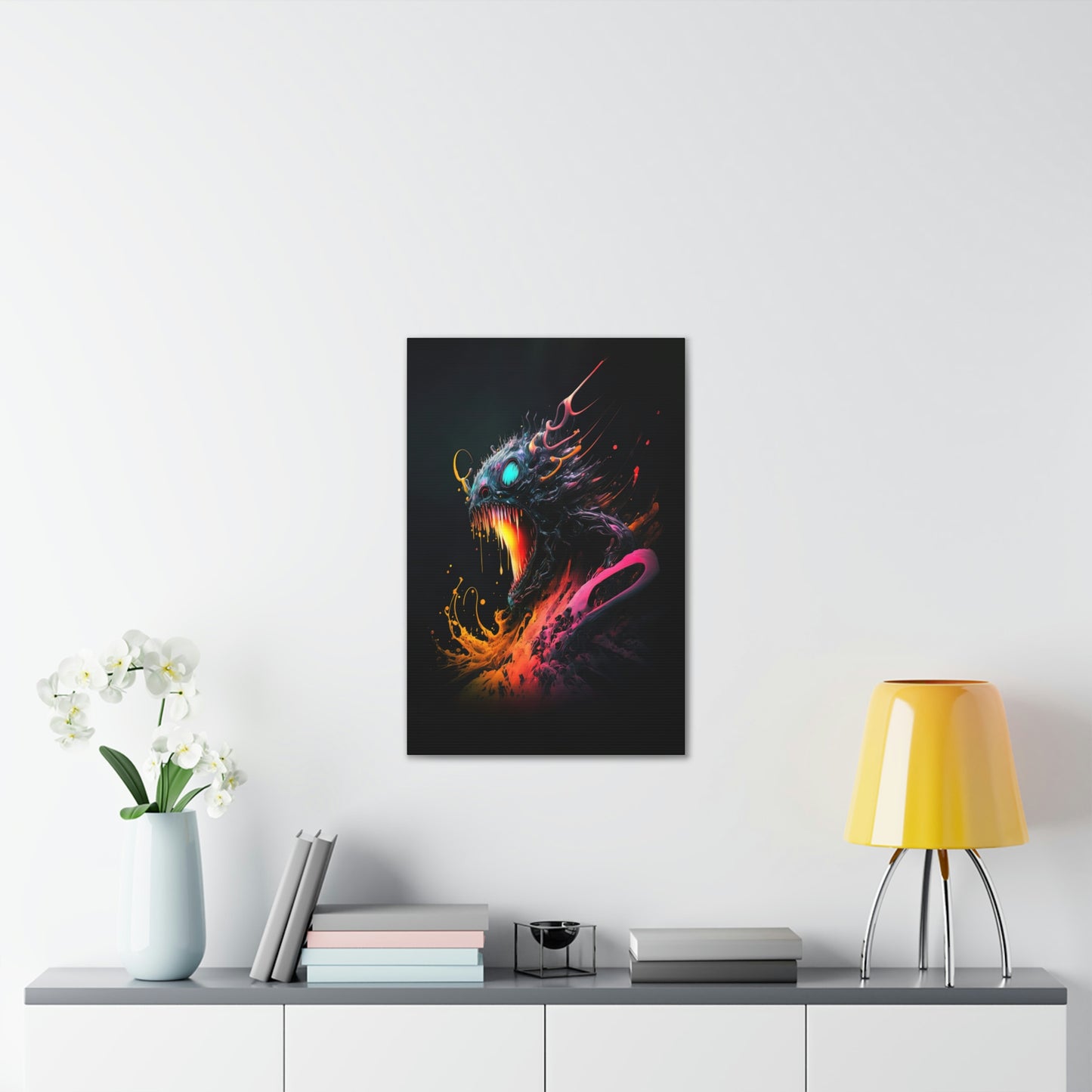 "Alien Parasite" Canvas Stretched, 0.75" - Print