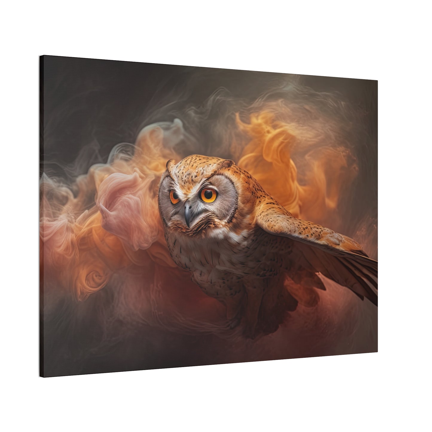 Smoke And Feathers"  Canvas Stretched, 0.75" - Print