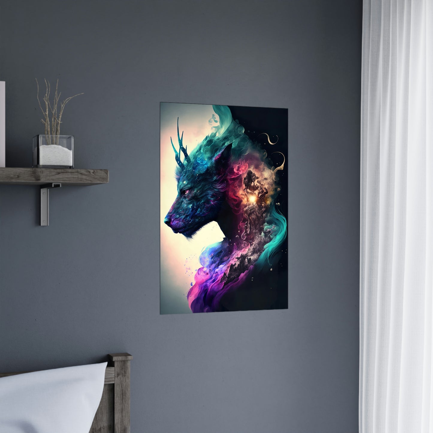 "Cervitaur Deity" Poster - Print