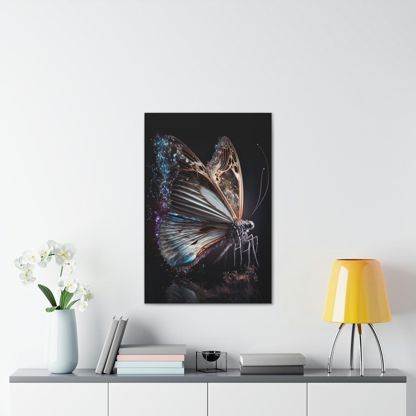 "Evaporating Butterfly" Canvas Stretched, 0.75" - Print