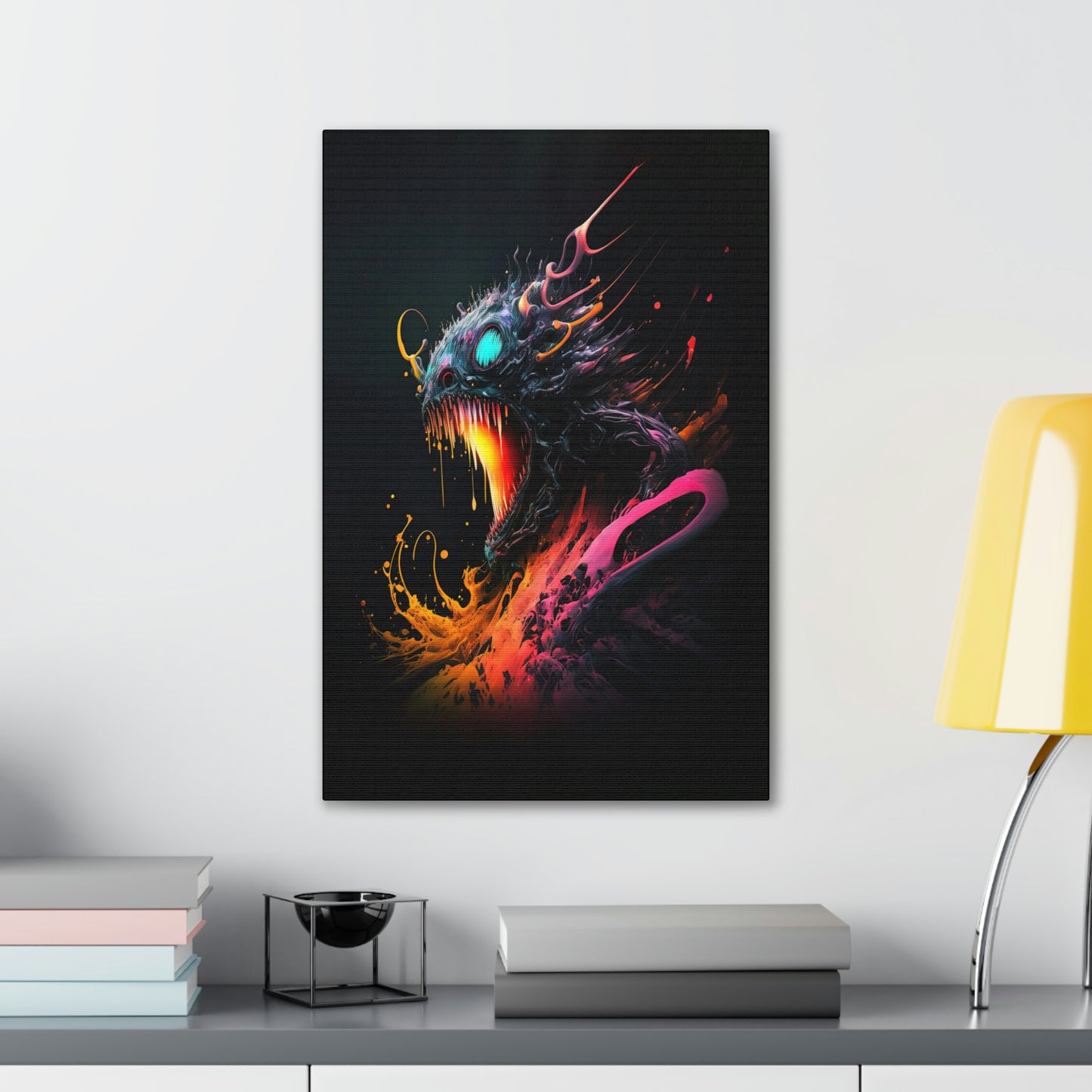 "Alien Parasite" Canvas Stretched, 0.75" - Print