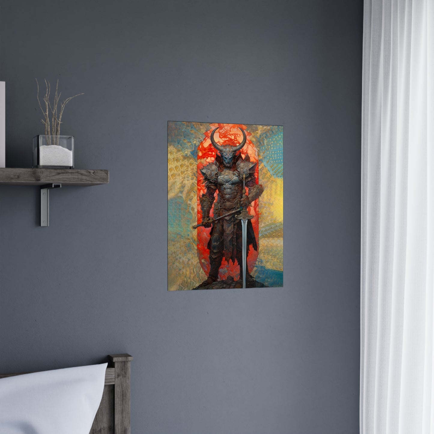 "Minotaur Champion" Poster - Print