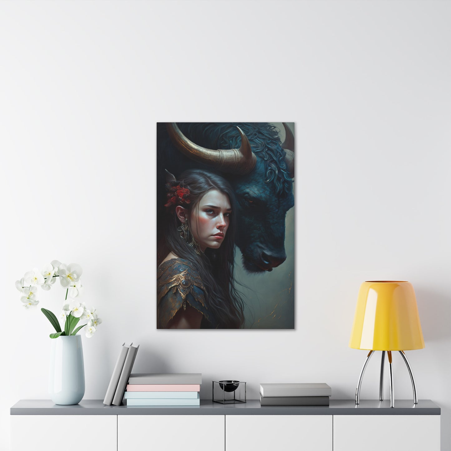 "Beauty And The Beast" Canvas Stretched, 0.75" - Print