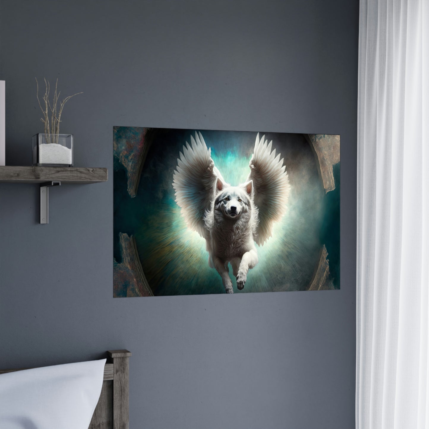 "Angel Dog" Poster - Print