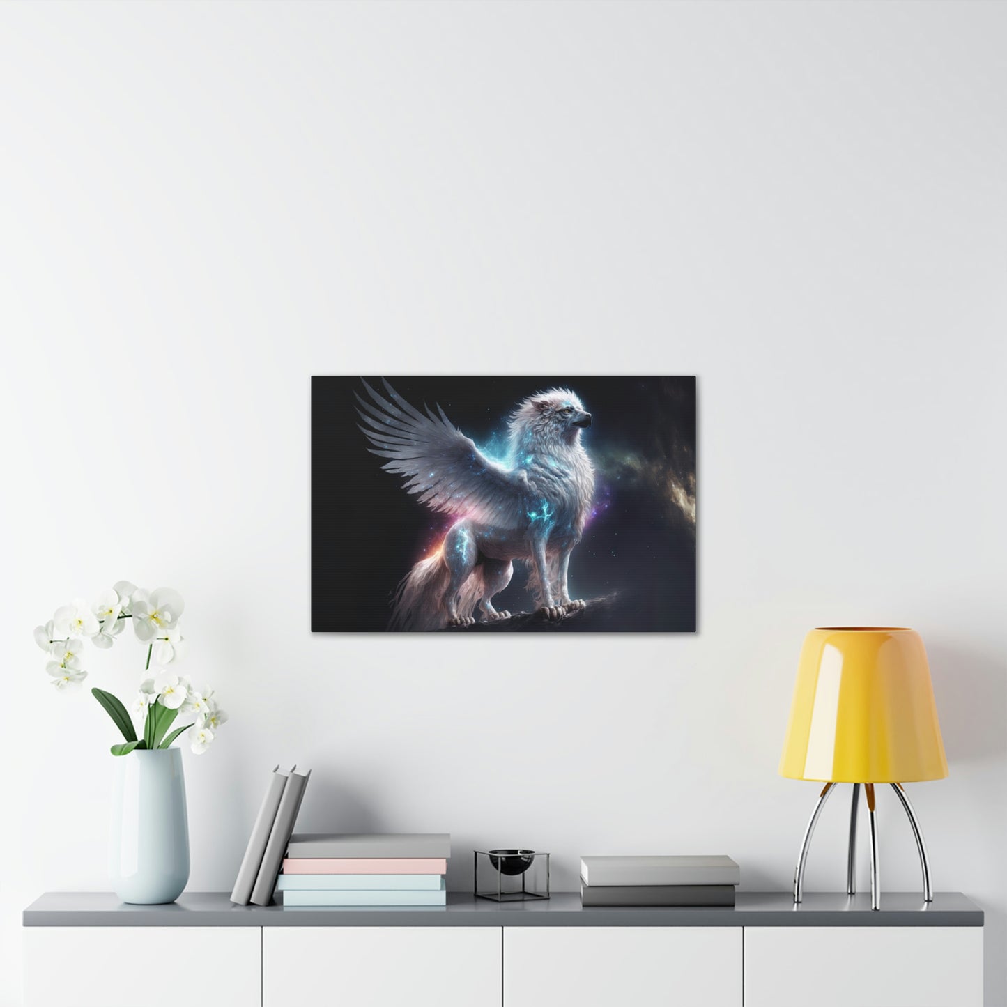 "Galactic Griffon" Canvas Stretched, 0.75" - Print