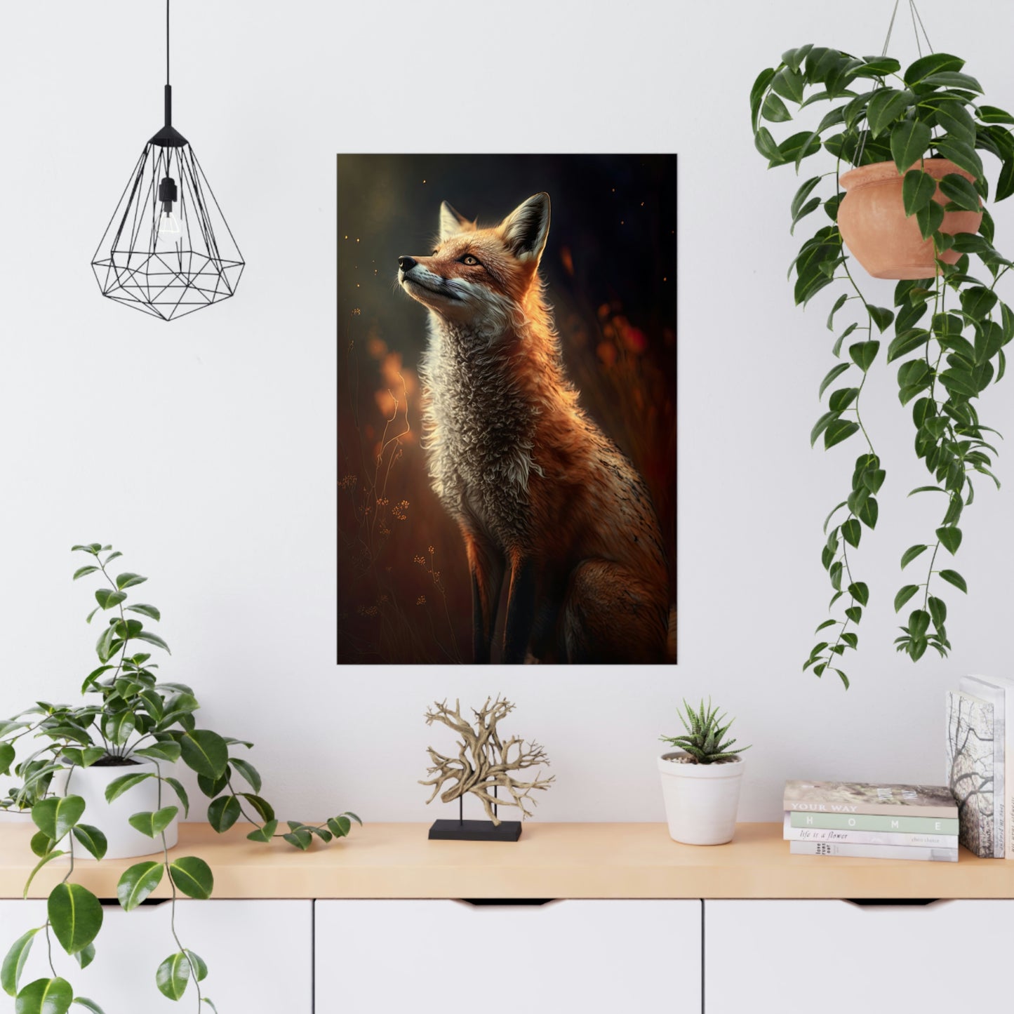 "Wistful Fox" Poster - Print