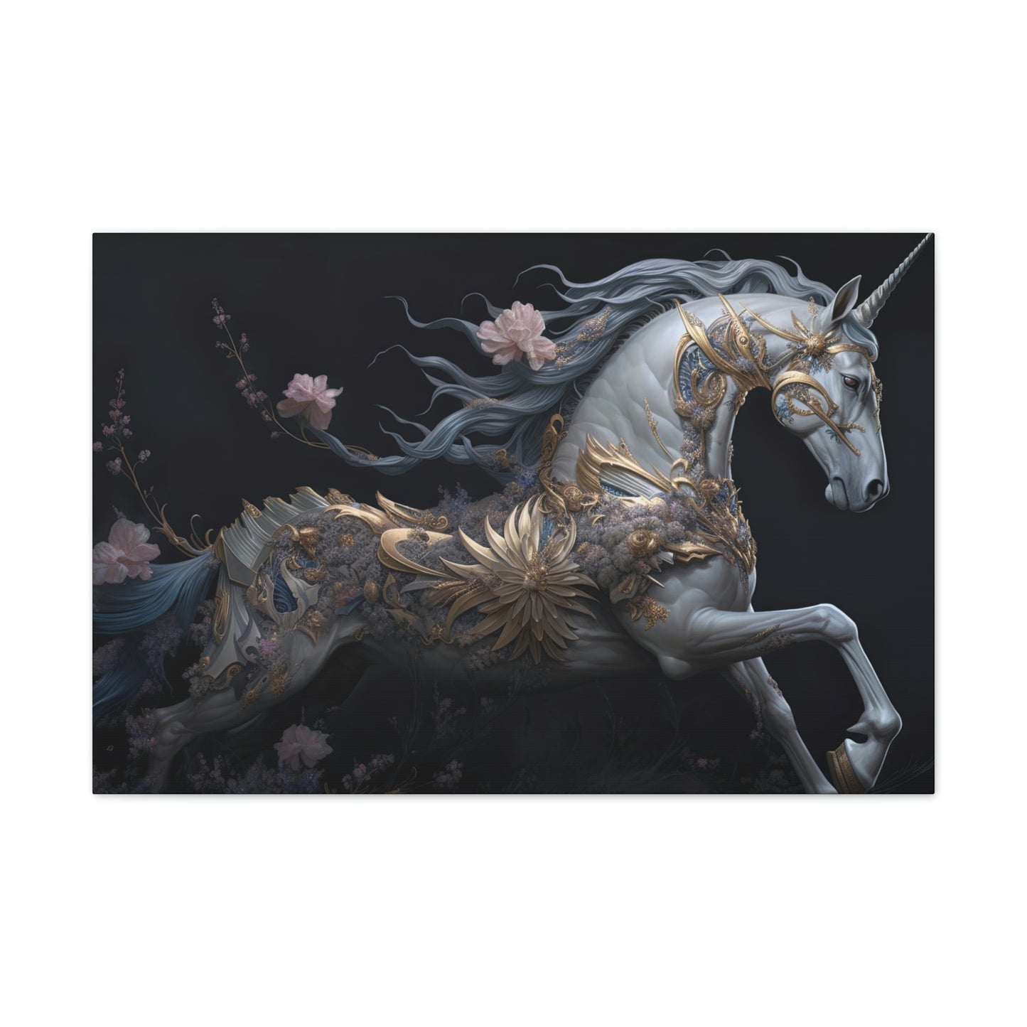 "Unicorn Dreams" Canvas Stretched, 0.75" - Print