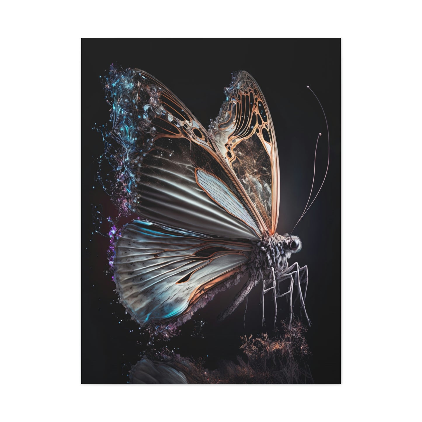 "Evaporating Butterfly" Canvas Stretched, 0.75" - Print