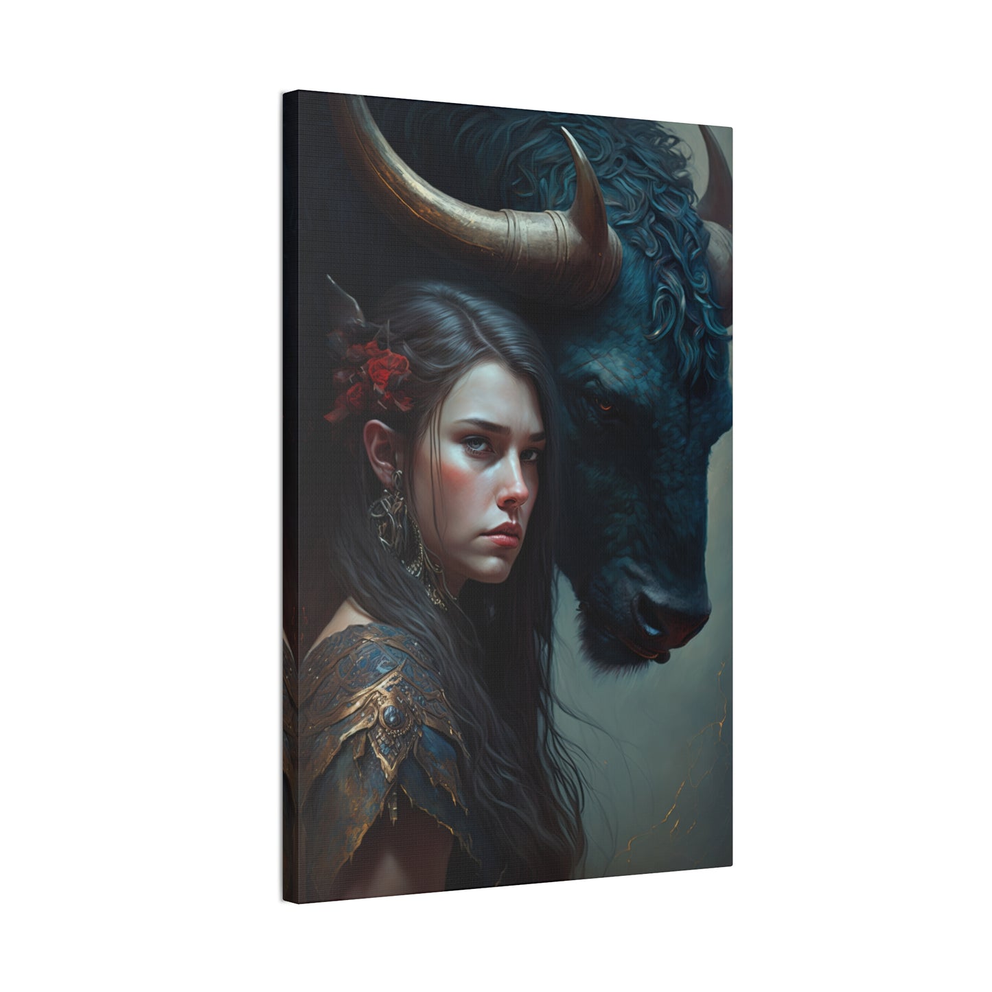 "Beauty And The Beast" Canvas Stretched, 0.75" - Print