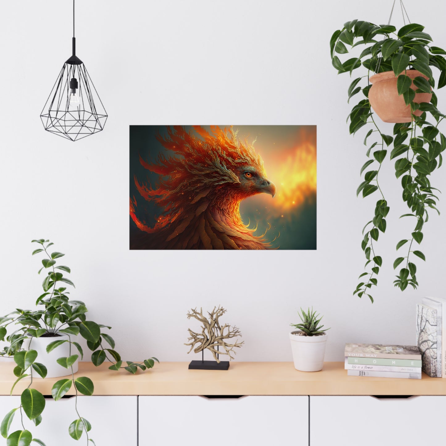 "Feathers Of The Phoenix" Poster - Print