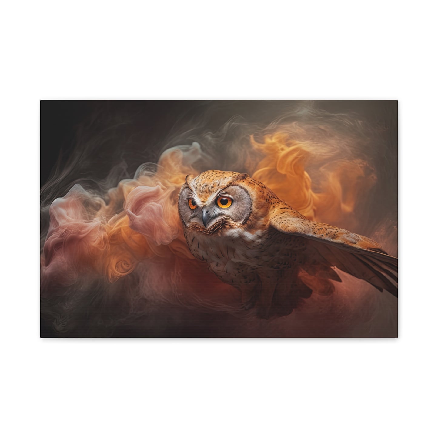 Smoke And Feathers"  Canvas Stretched, 0.75" - Print