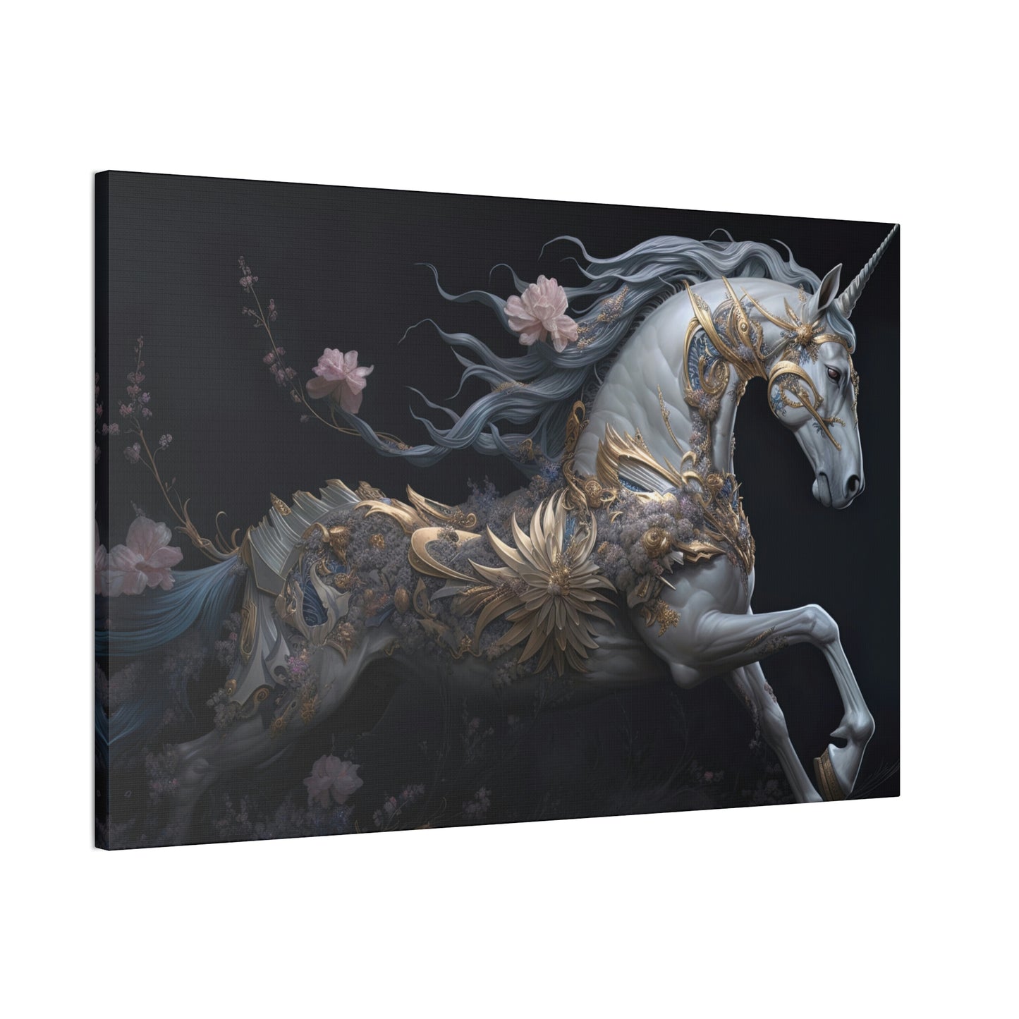 "Unicorn Dreams" Canvas Stretched, 0.75" - Print