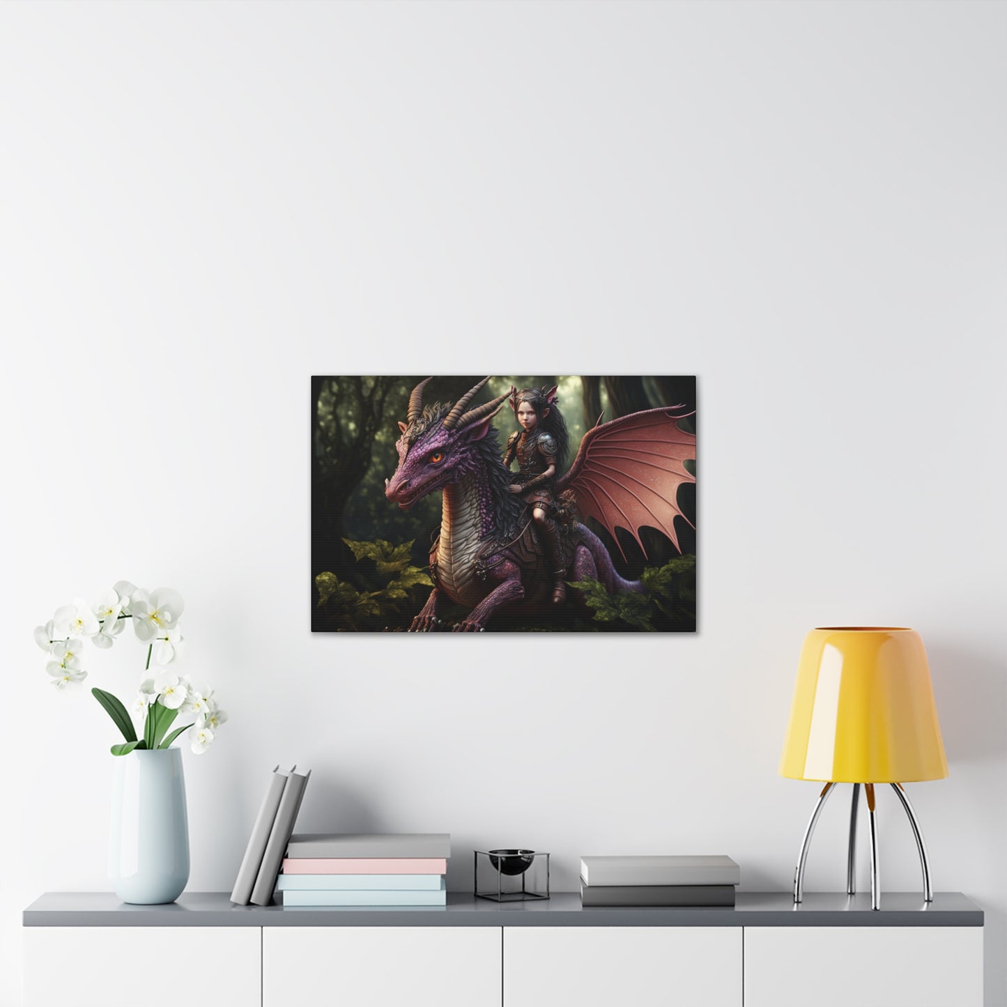 "Dragon Fairy Scout" Canvas Stretched, 0.75" - Print