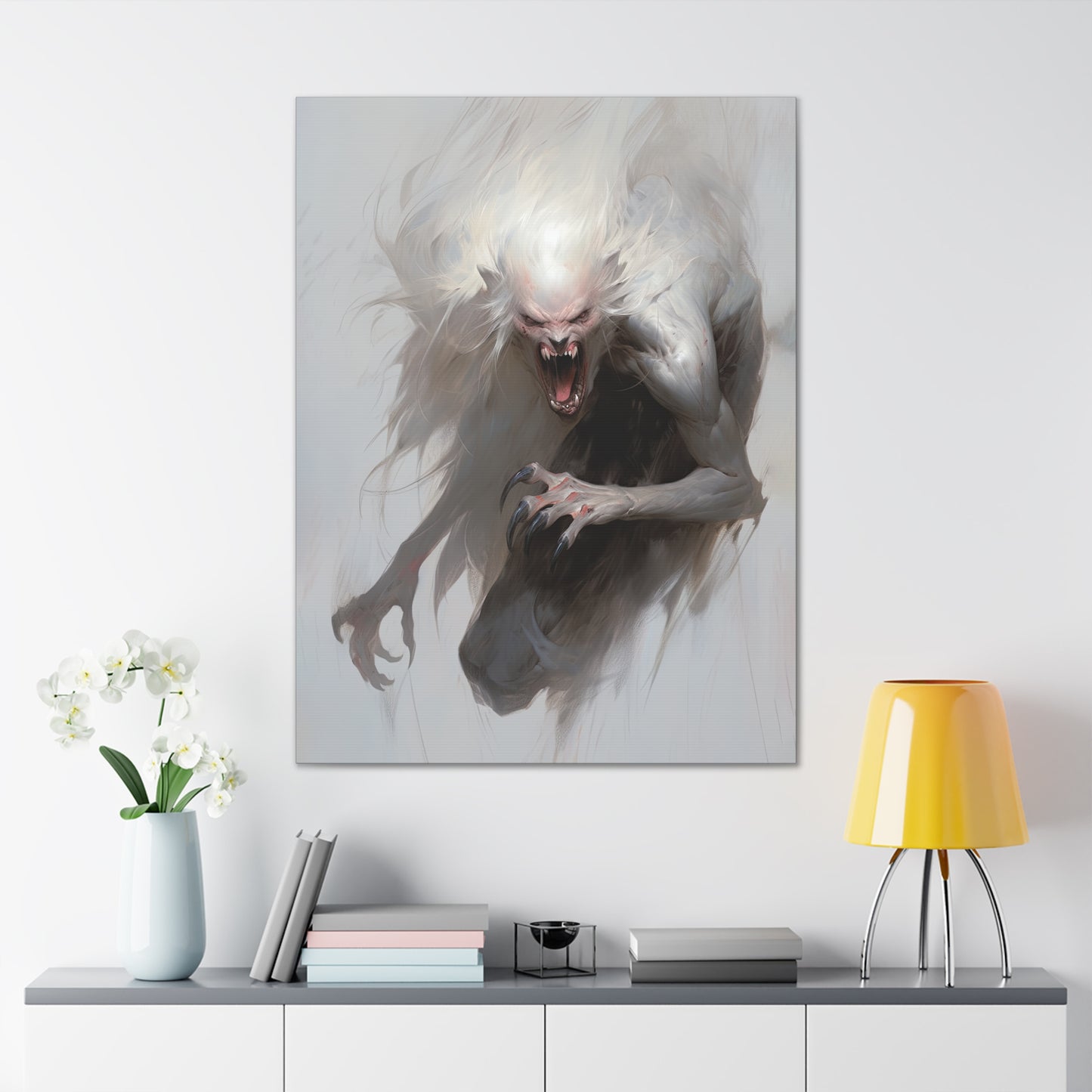 "Frosbite Werewolf" Canvas Stretched, 0.75" - Print