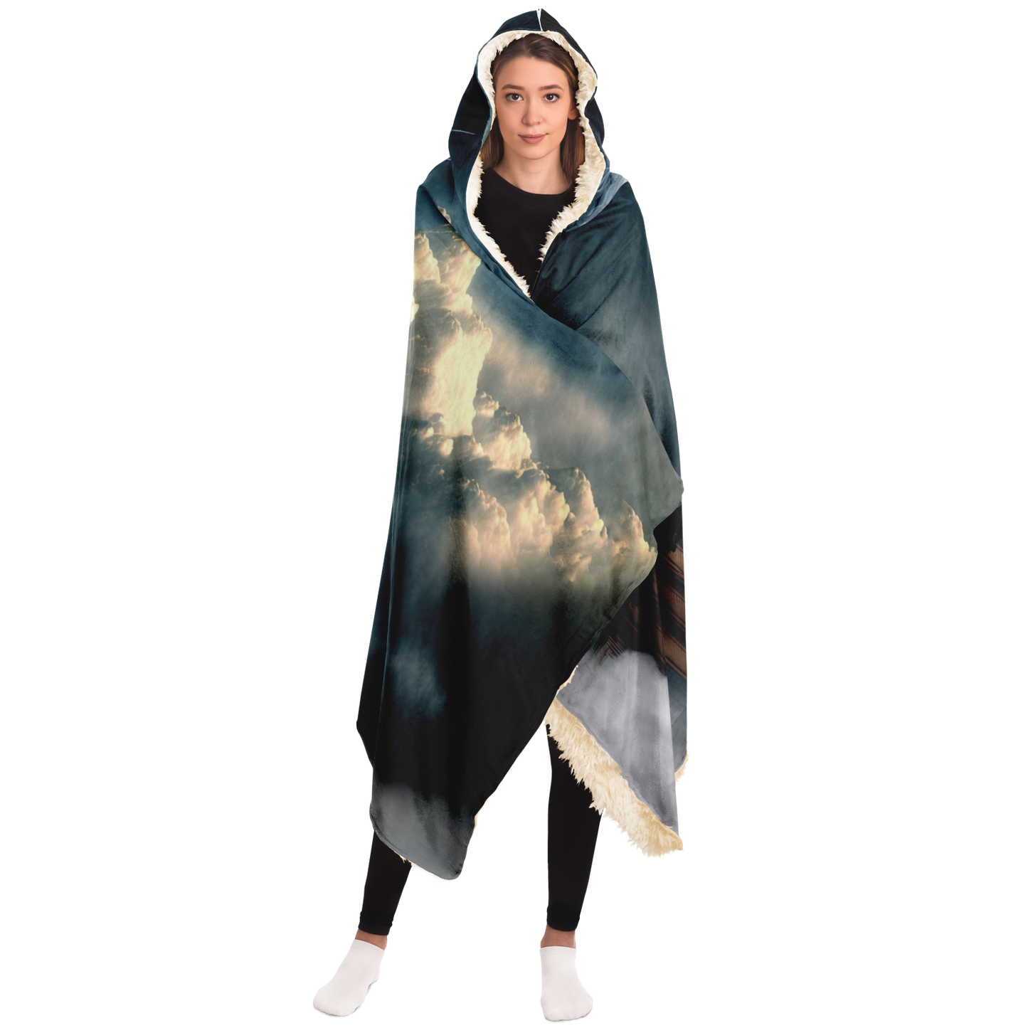 Cloud Unicorn Hooded Blanket