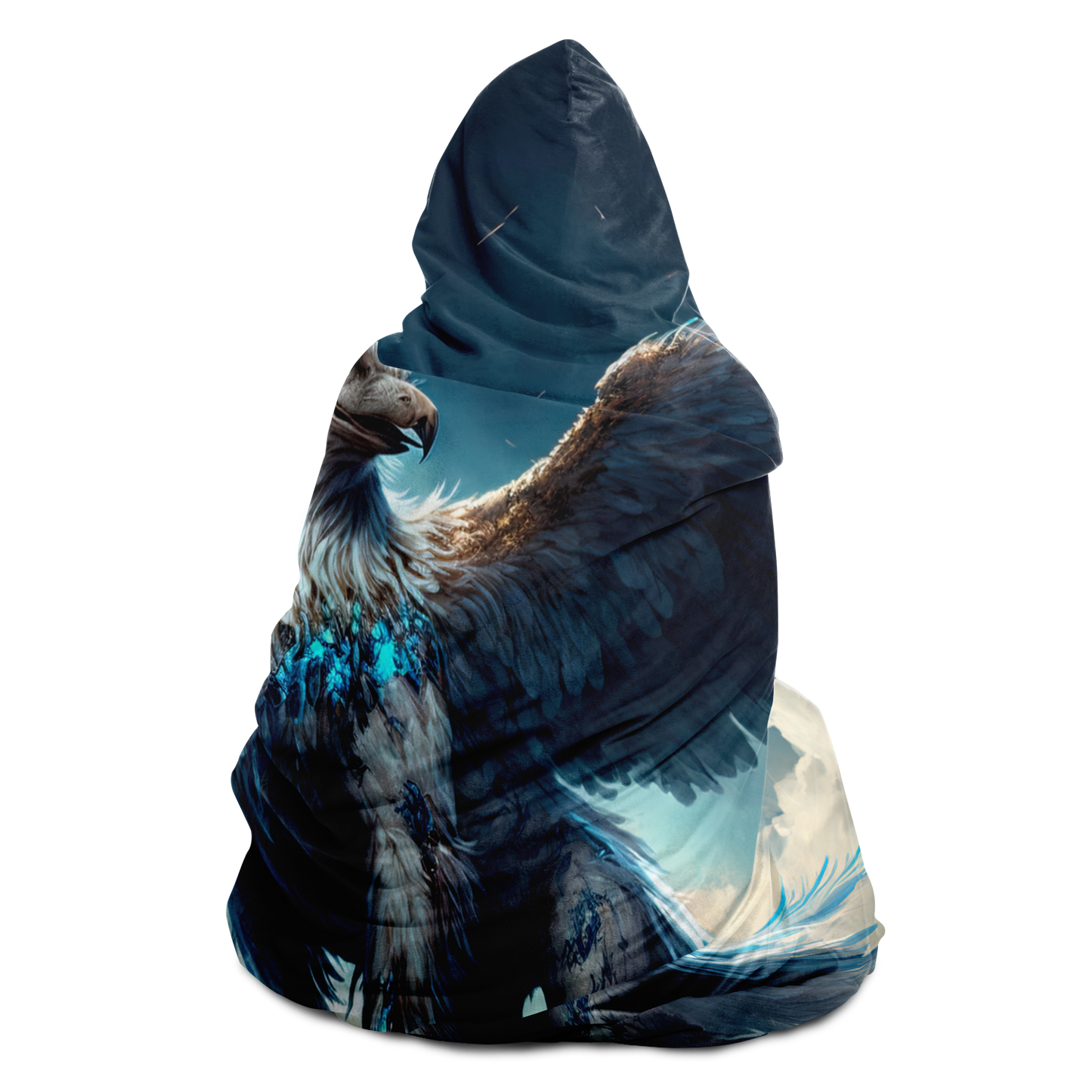 Ice Griffon Hooded Blanket