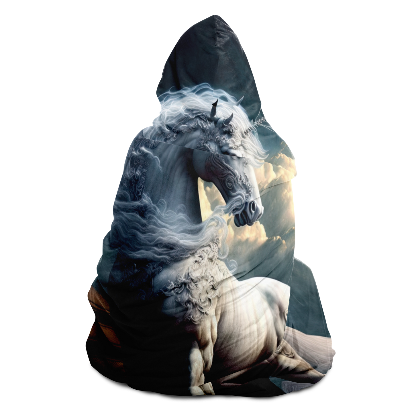 Cloud Unicorn Hooded Blanket