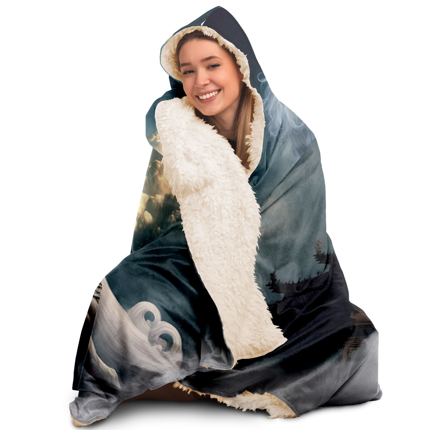 Cloud Unicorn Hooded Blanket